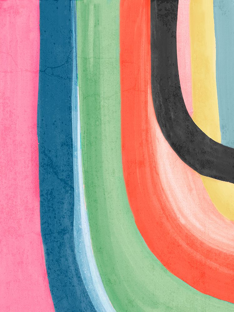 Colorful Layers in Harmony II art print by PI Studio for $57.95 CAD