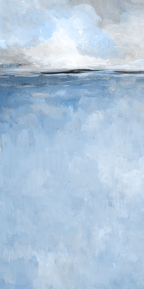 Calm Horizon Under Clouded Sky I art print by PI Studio for $57.95 CAD