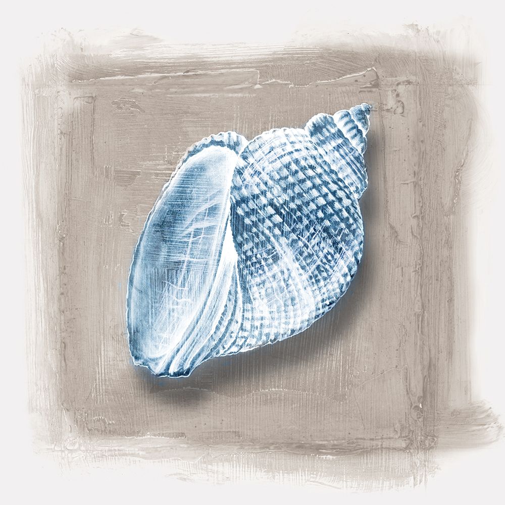 Blue Sea Life on Textured Canvas II art print by PI Studio for $57.95 CAD
