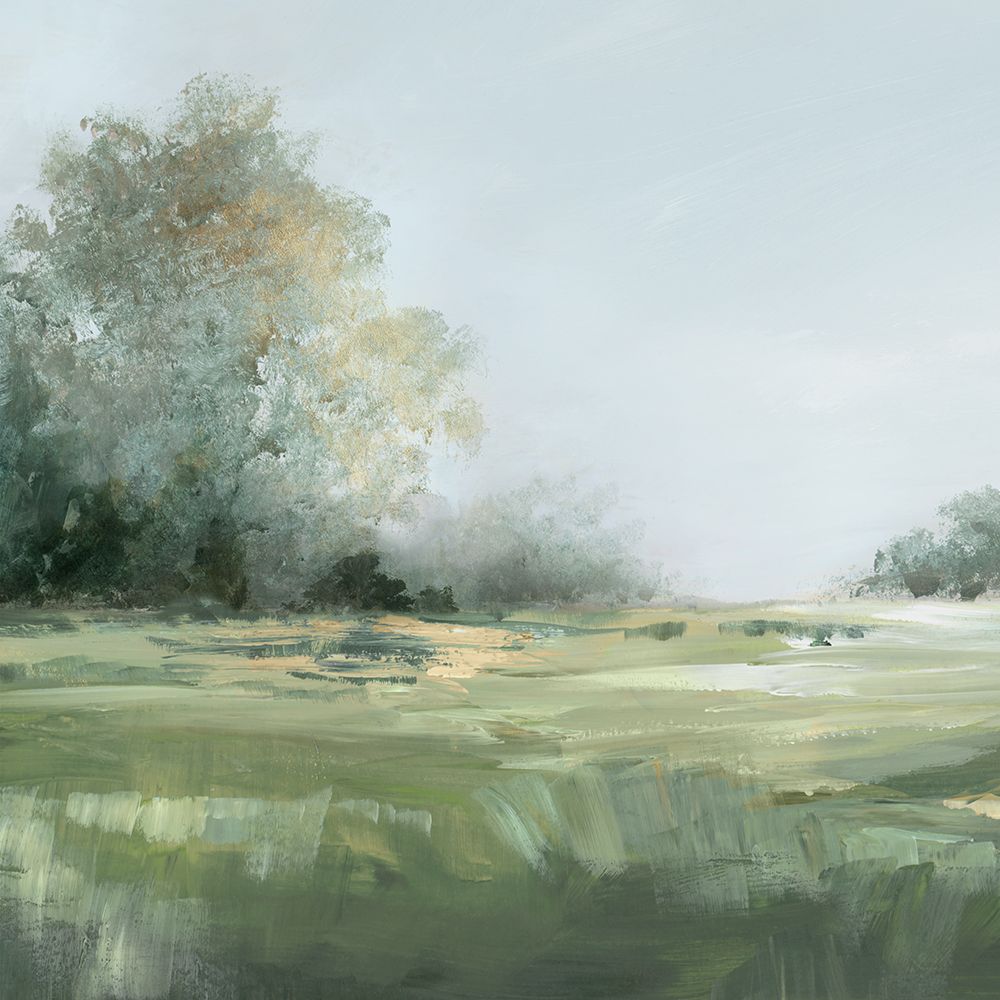 Misty Morning in the Meadow II art print by PI Studio for $57.95 CAD