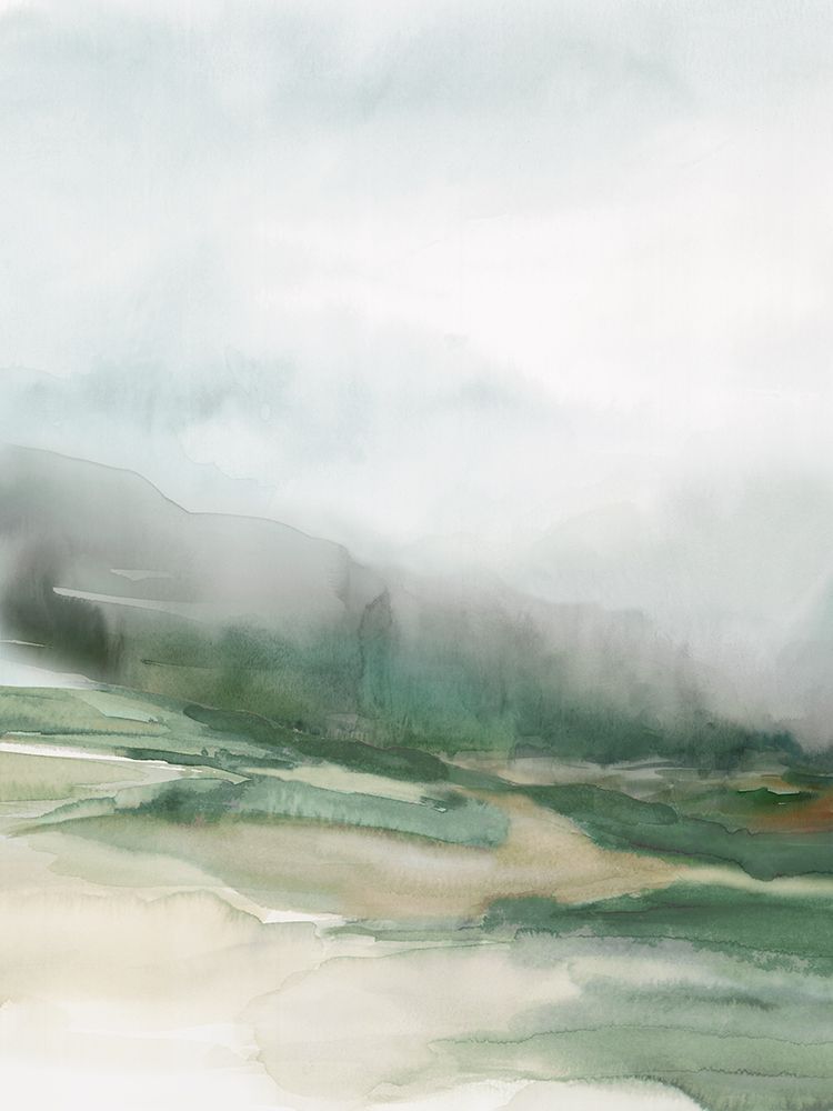 Misty Mountain Landscape View art print by PI Studio for $57.95 CAD