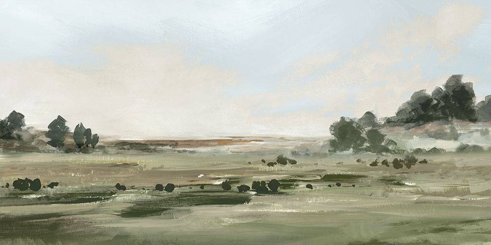 Pastoral Fields Under Soft Skies art print by PI Studio for $57.95 CAD