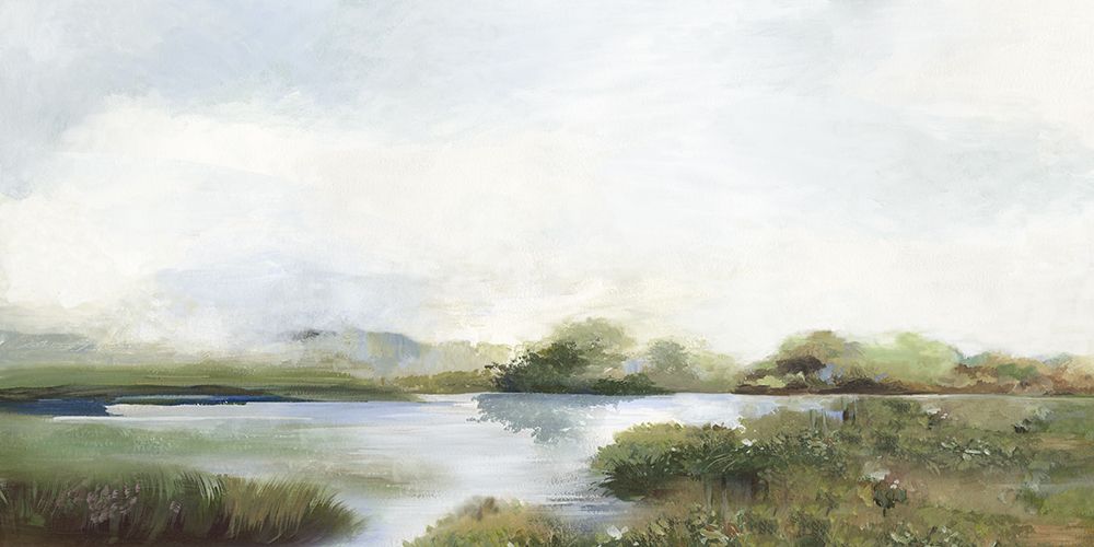Tranquil Waters Under Soft Sky art print by PI Studio for $57.95 CAD