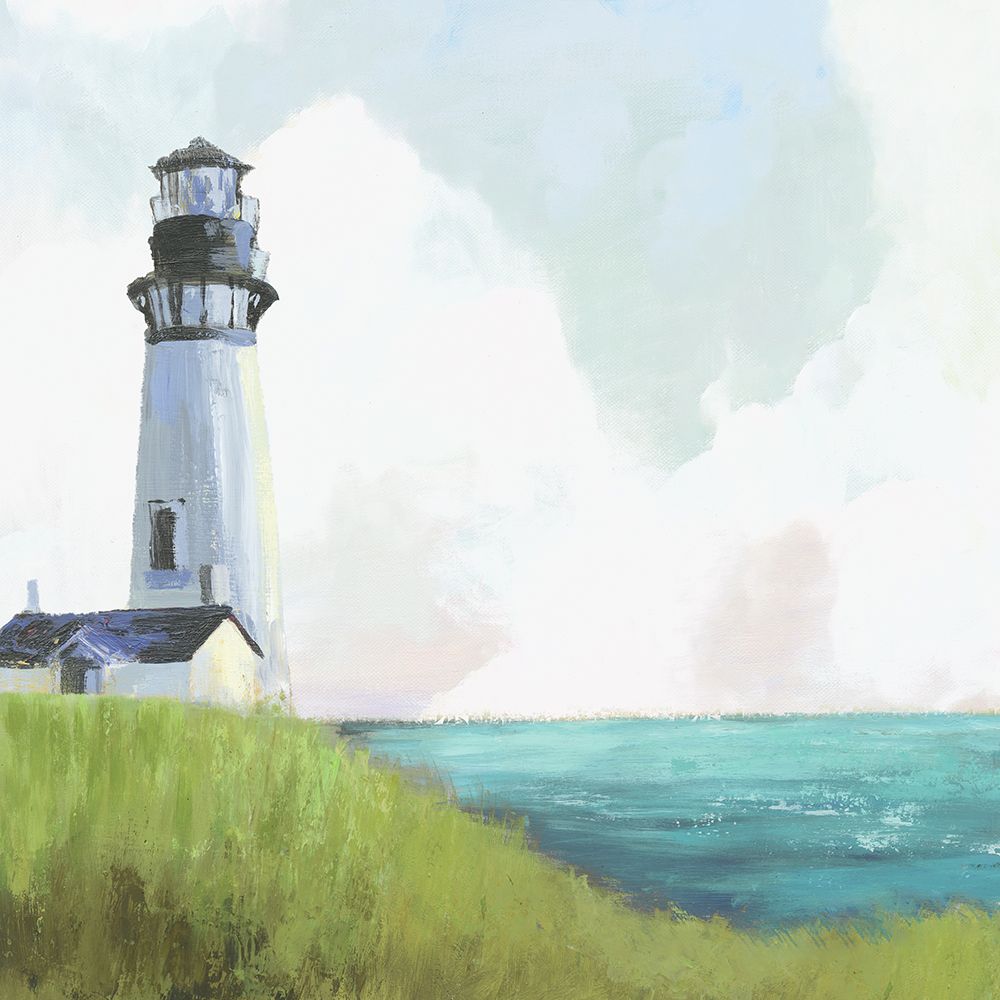 Lighthouse by the Tranquil Sea art print by PI Studio for $57.95 CAD