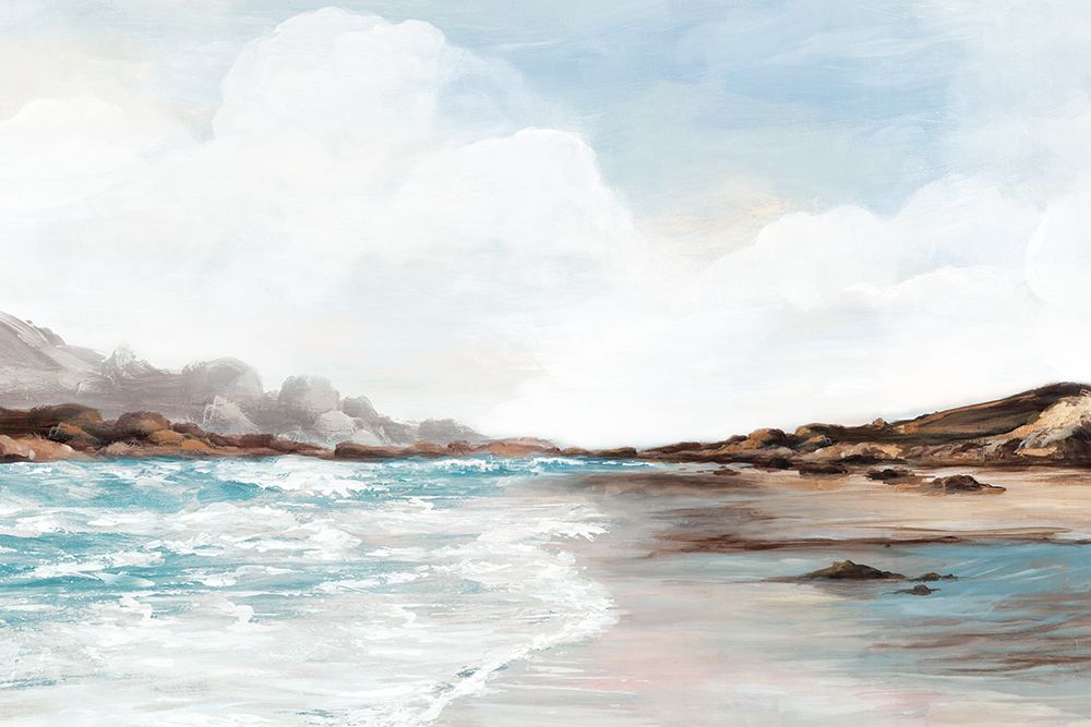 Calm Shores and Rolling Waves art print by PI Studio for $57.95 CAD