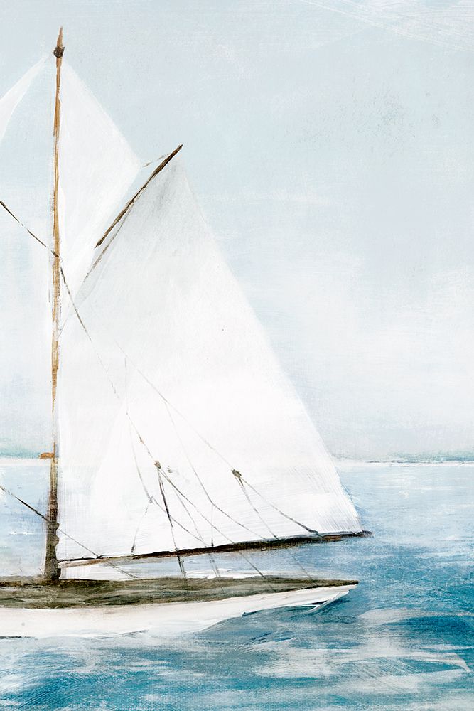 Sailboat on Calm Waters II art print by PI Studio for $57.95 CAD