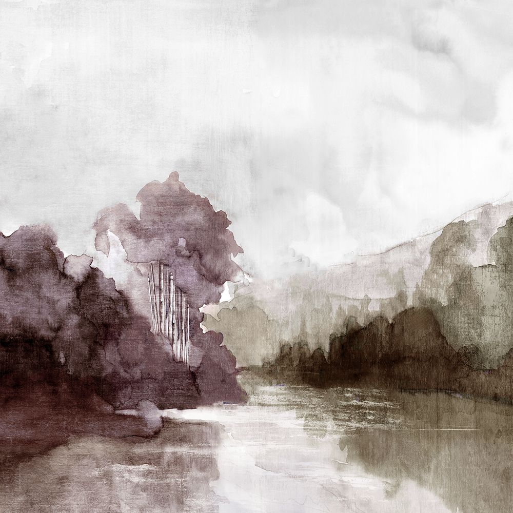 Misty Riverbank Reflections art print by PI Studio for $57.95 CAD