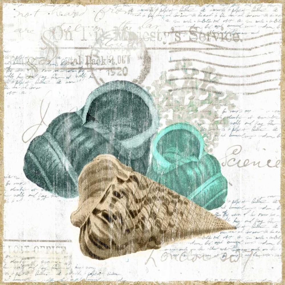 Shell Letter II art print by Maya Woods for $57.95 CAD