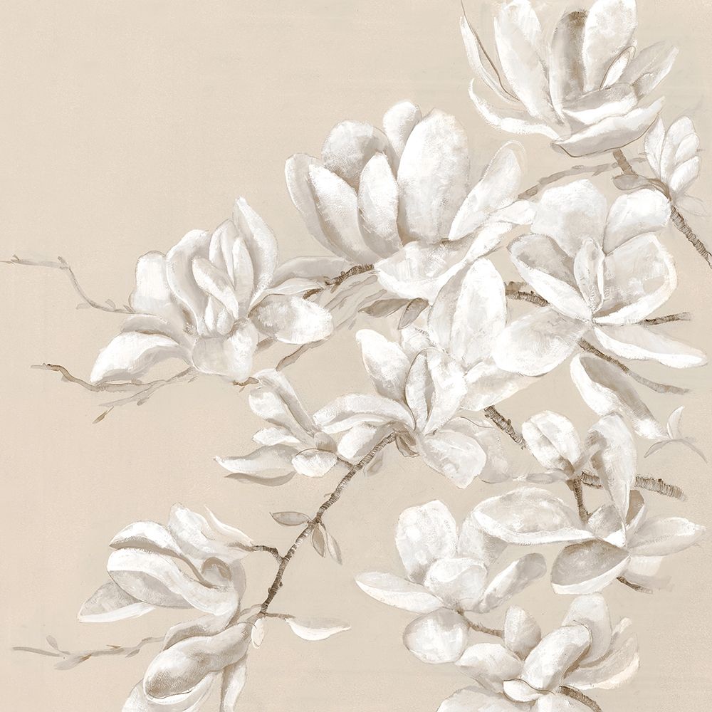 Neutral Magnolia II art print by Maya Woods for $57.95 CAD