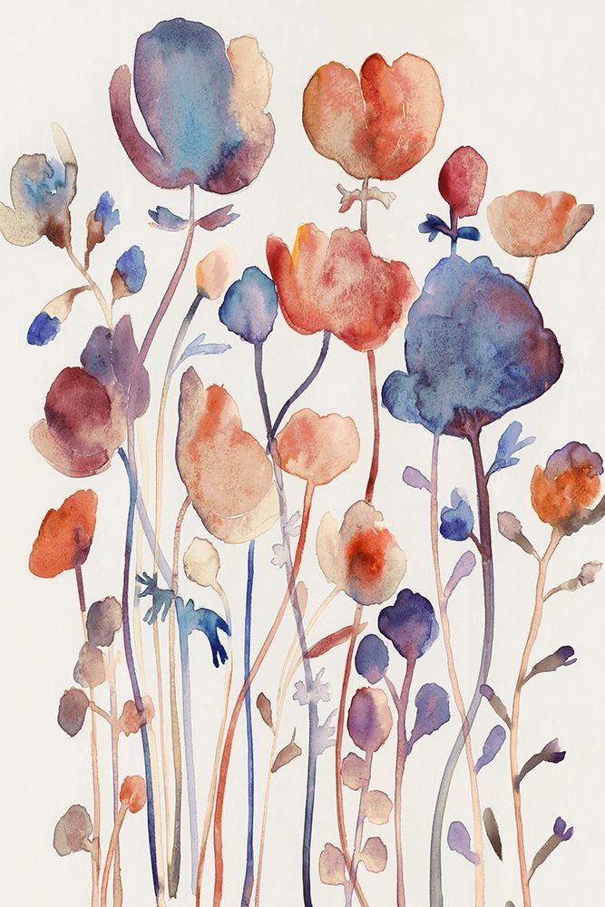 Wild Flowers II art print by Maya Woods for $57.95 CAD