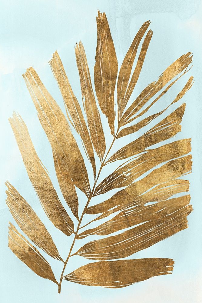 Golden Fern I art print by Maya Woods for $57.95 CAD