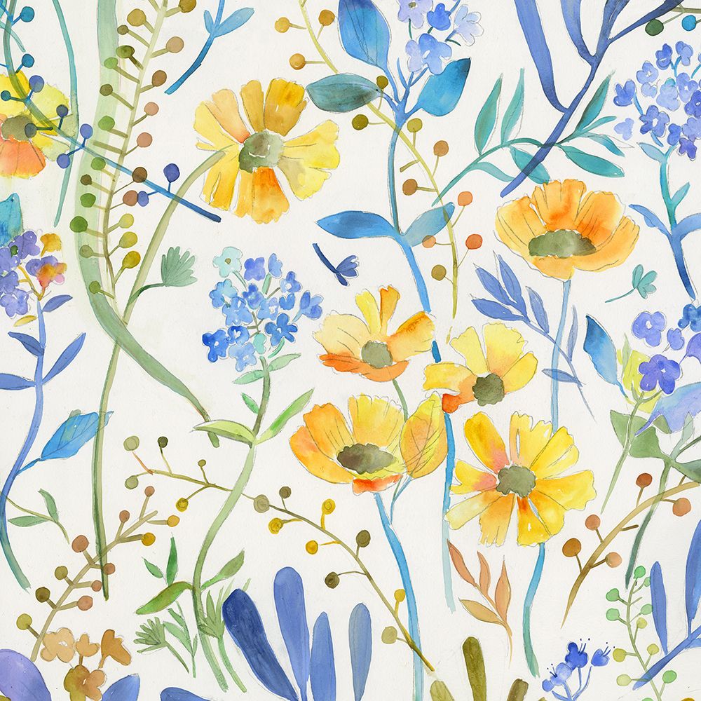 Midnight Botanics II art print by Maya Woods for $57.95 CAD