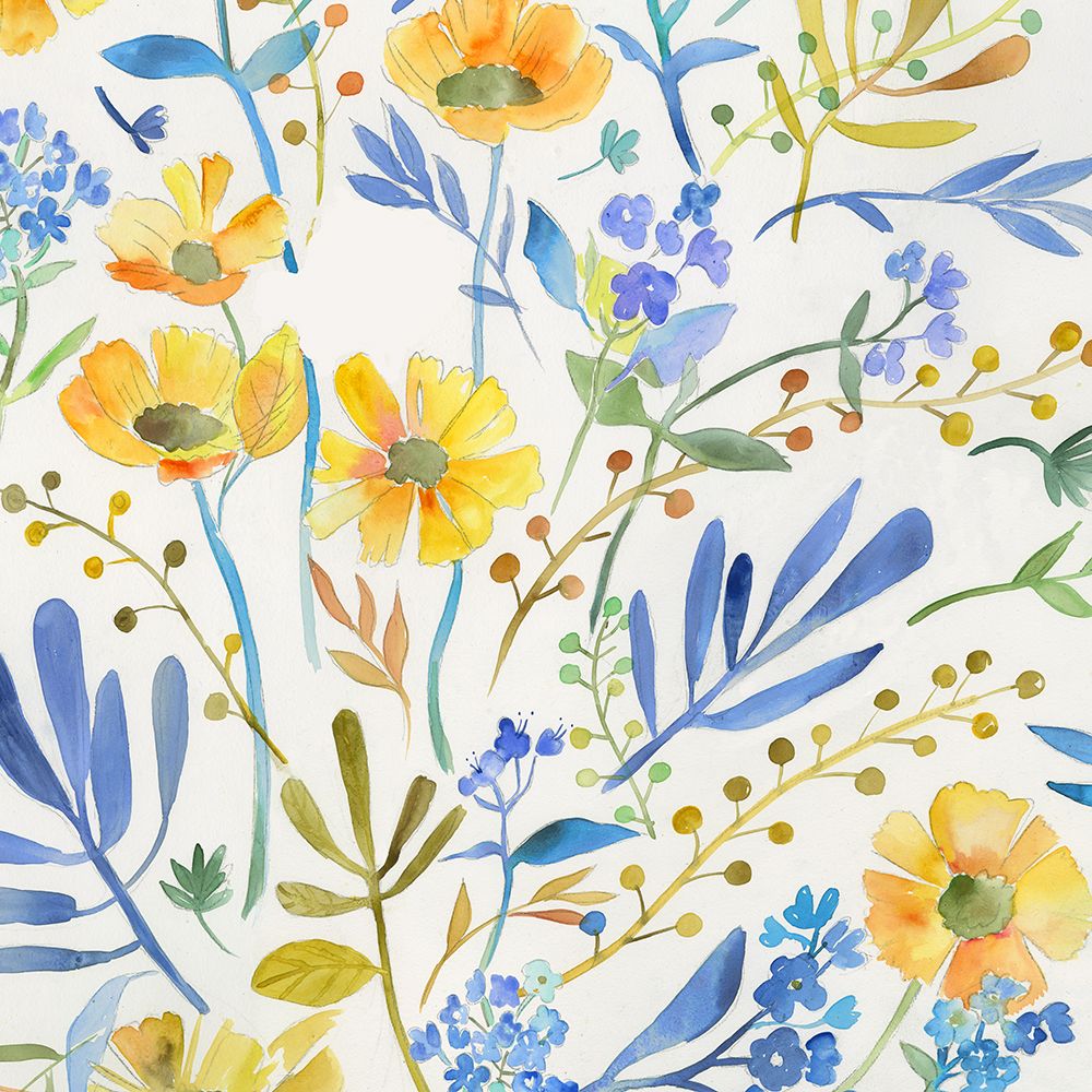 Midnight Botanics I art print by Maya Woods for $57.95 CAD