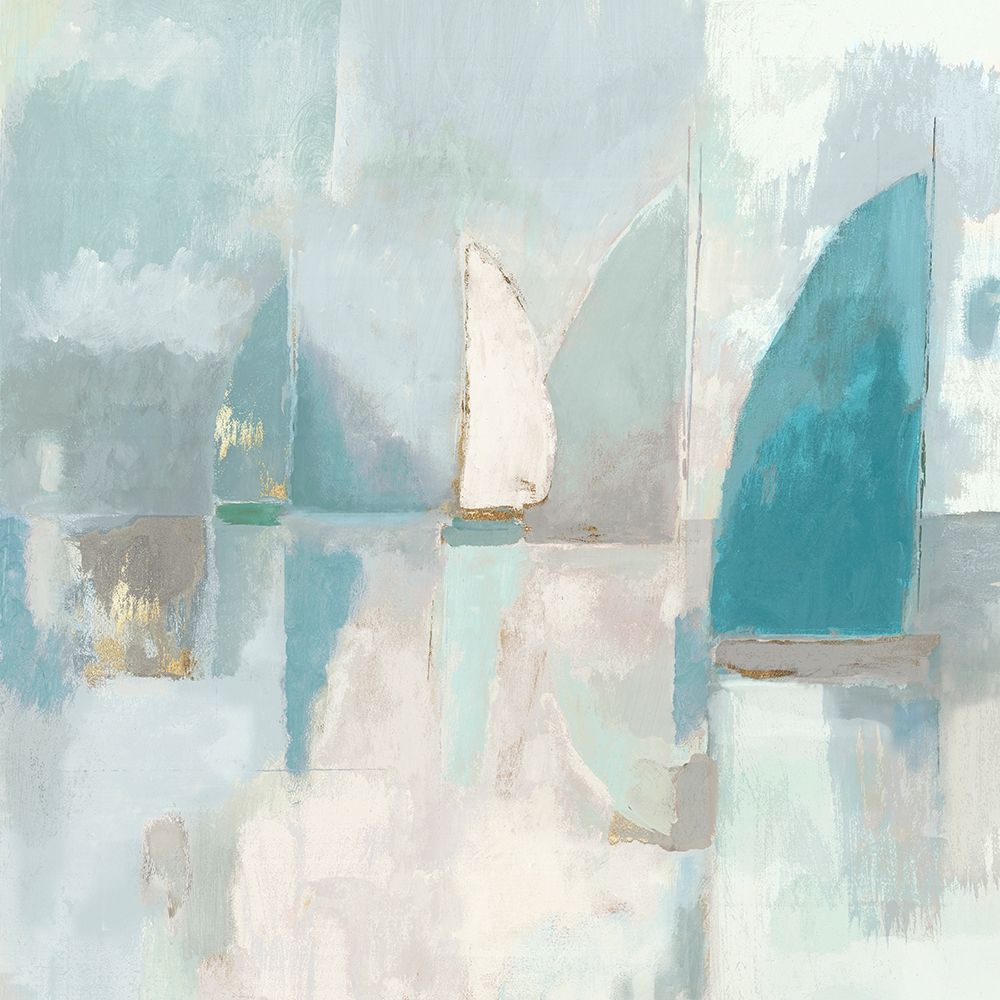 Blue Sails I art print by Maya Woods for $57.95 CAD