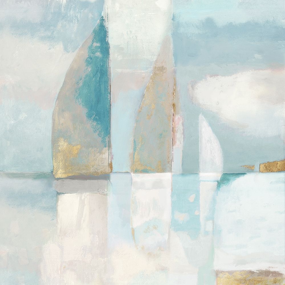 Blue Sails II art print by Maya Woods for $57.95 CAD