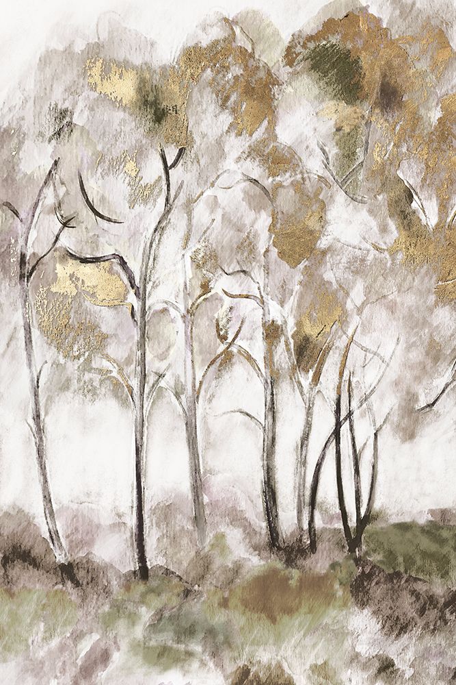 Golden Majestic Winds II art print by Maya Woods for $57.95 CAD