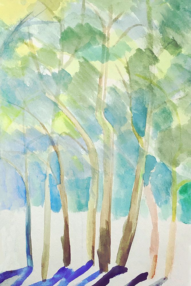 Majestic Woodland II art print by Maya Woods for $57.95 CAD