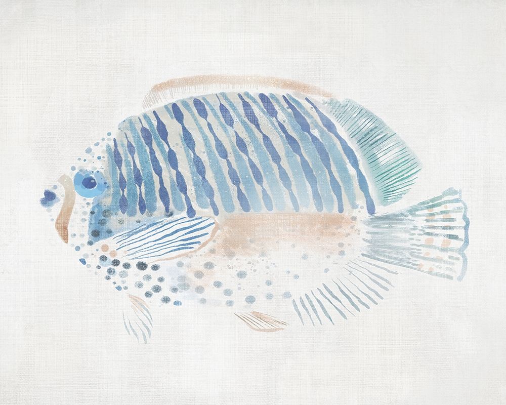 Butterfly Reef Fish art print by Maya Woods for $57.95 CAD