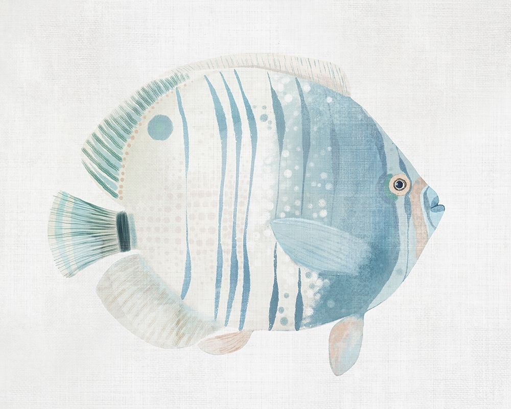 Blue Spotfish art print by Maya Woods for $57.95 CAD