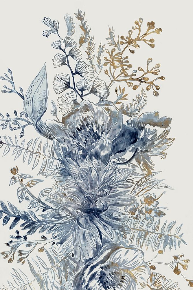 Royal Blue I art print by Maya Woods for $57.95 CAD