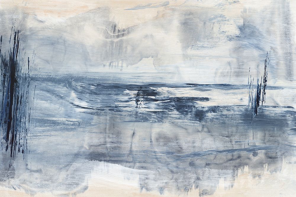 Still Blue Water II art print by Maya Woods for $57.95 CAD