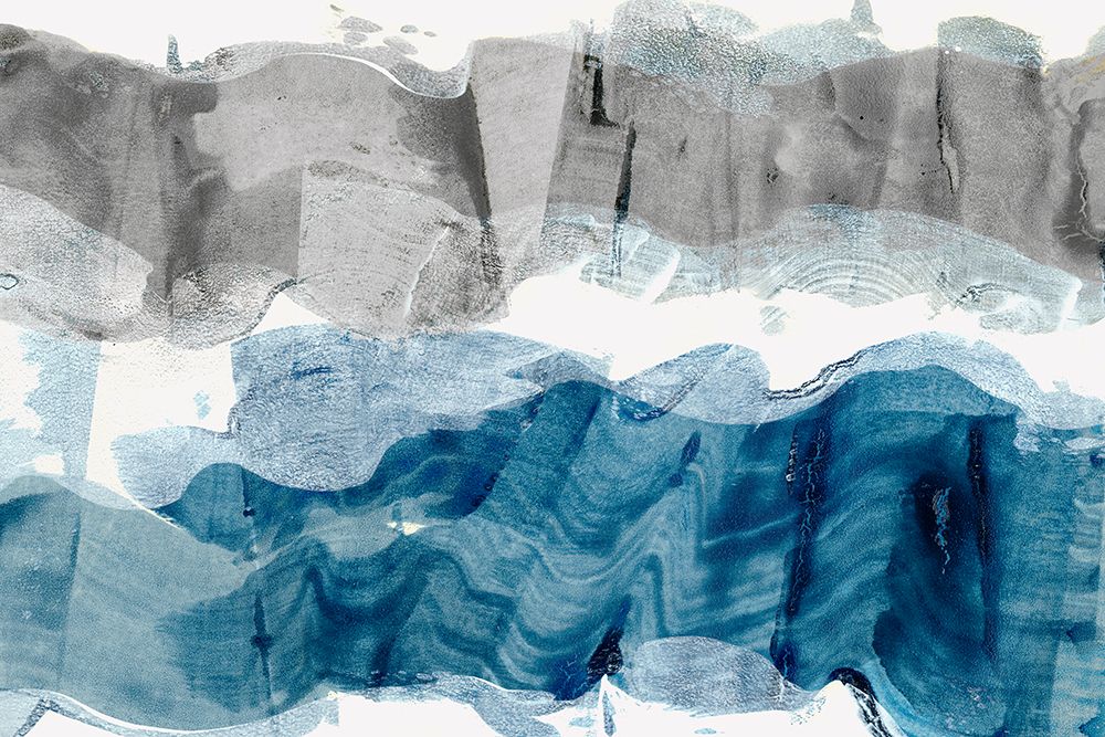 Blue and Grey Stroke art print by Maya Woods for $57.95 CAD