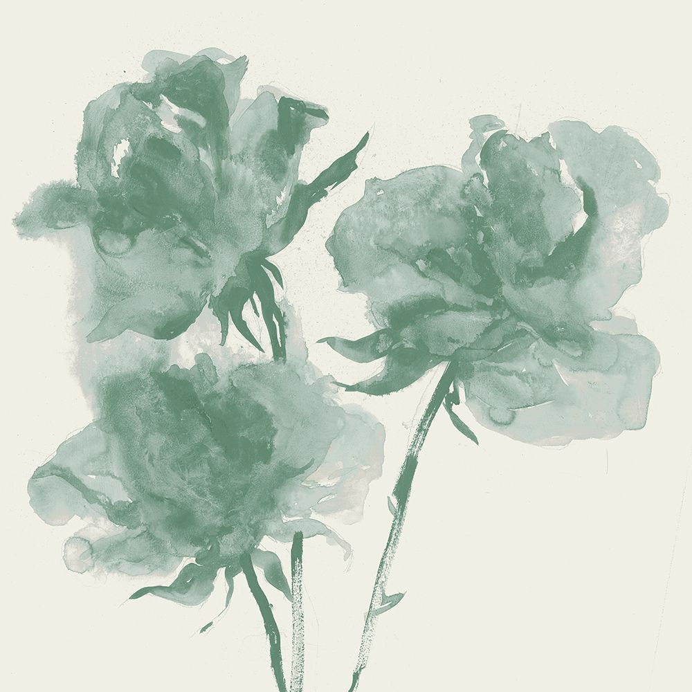 Teal Bundles I art print by Maya Woods for $57.95 CAD