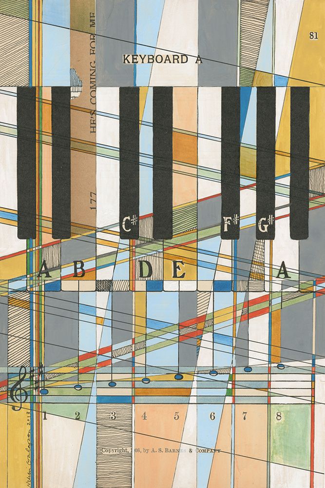 Keyboard art print by Nikki Galapon for $57.95 CAD
