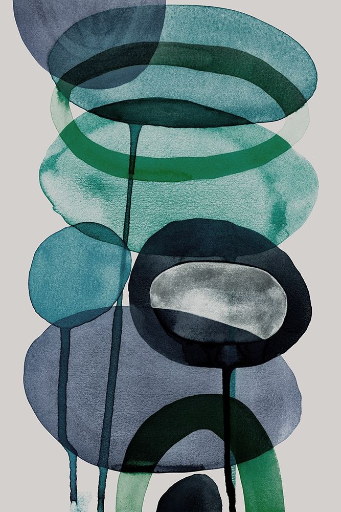 Blue Escape I art print by Nikki Galapon for $57.95 CAD