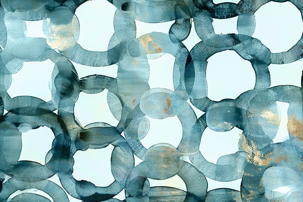 Teal Circles art print by Andrea Haase for $57.95 CAD