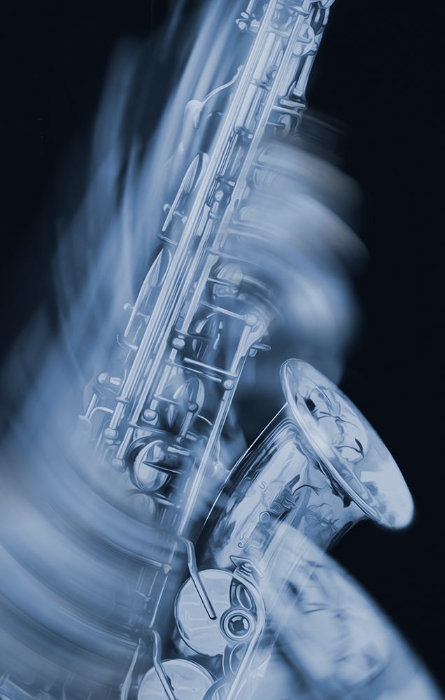 Saxaphone art print by Norm Stelfox for $57.95 CAD