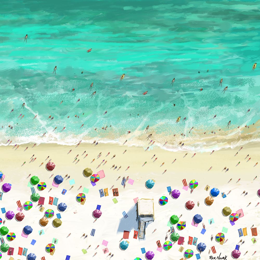 The Beaches II art print by Rick Novak for $57.95 CAD