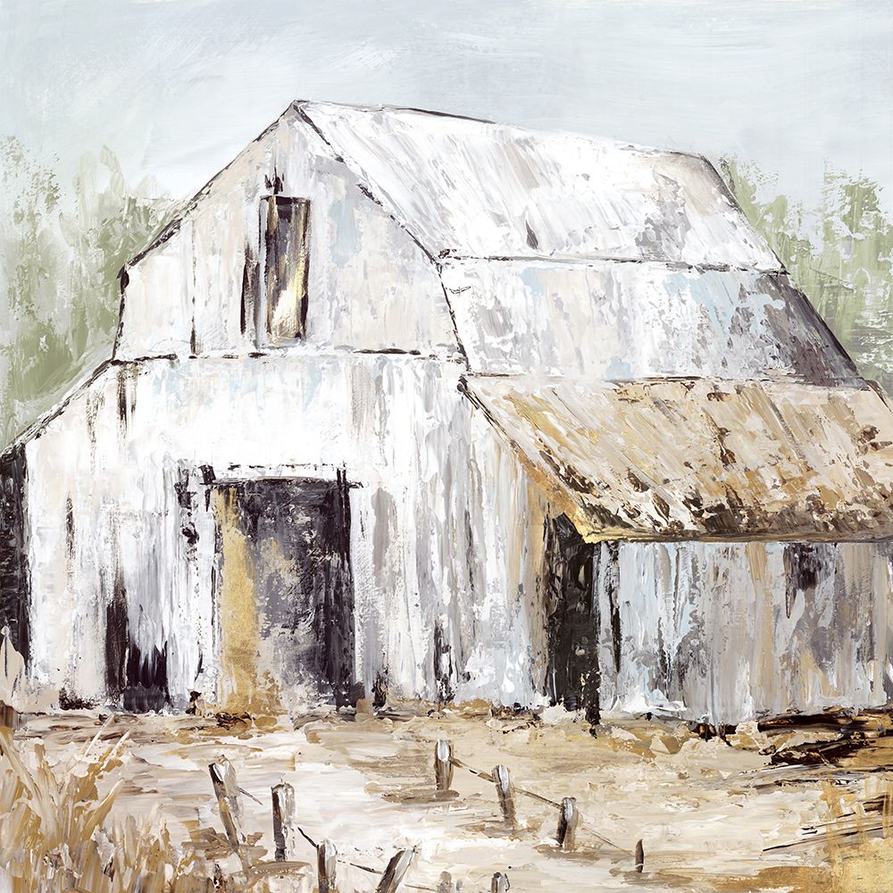 White Barn art print by Eli Jones for $57.95 CAD