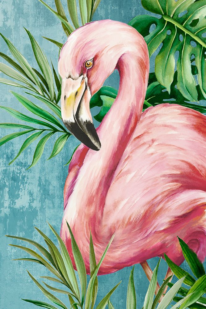 Flamingo in Hot Tropics art print by Eli Jones for $57.95 CAD