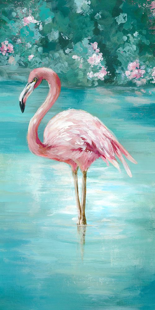 Flamingo Romance I art print by Eli Jones for $57.95 CAD