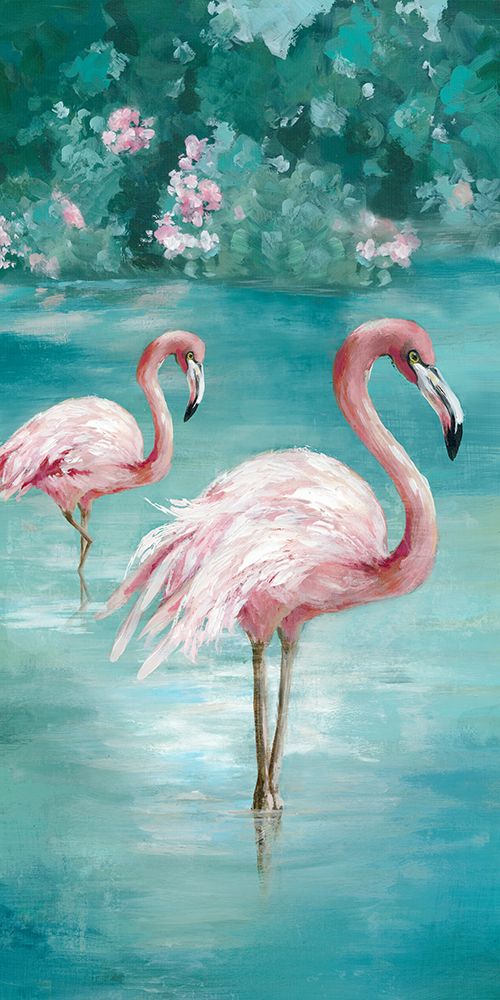 Flamingo Romance II art print by Eli Jones for $57.95 CAD