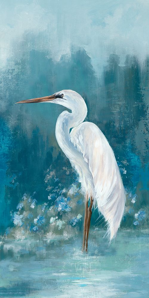 Regal White Egret II art print by Eli Jones for $57.95 CAD