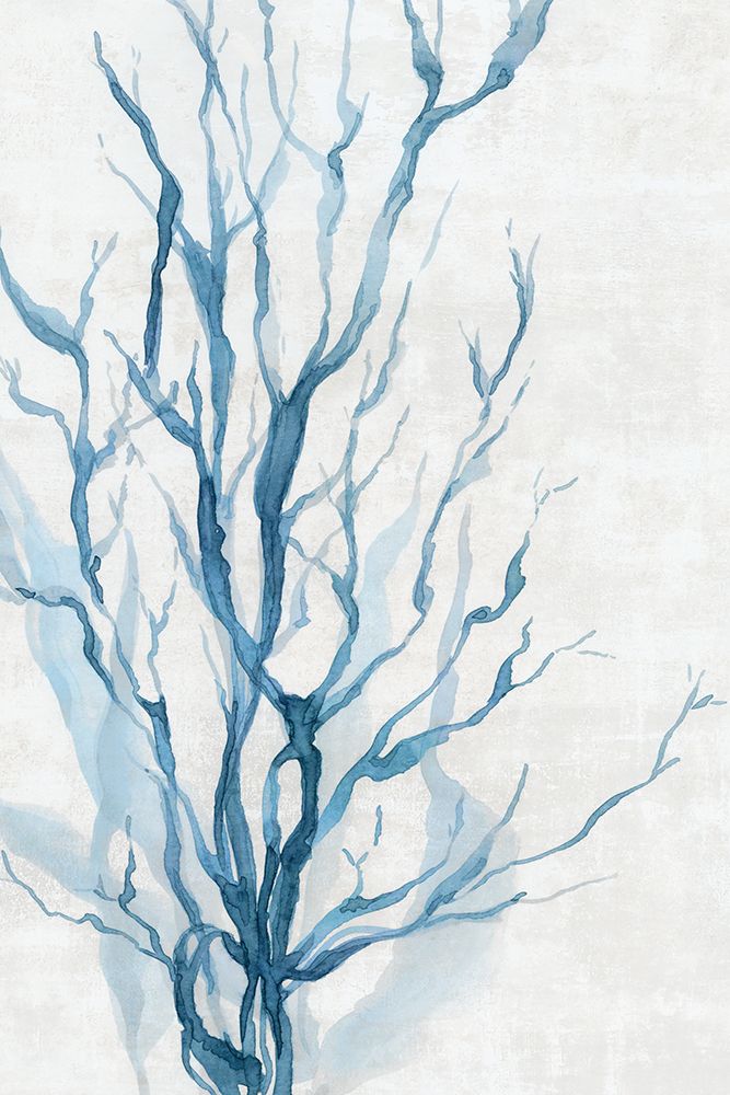 Oceanic Blue Seaweed art print by Eli Jones for $57.95 CAD