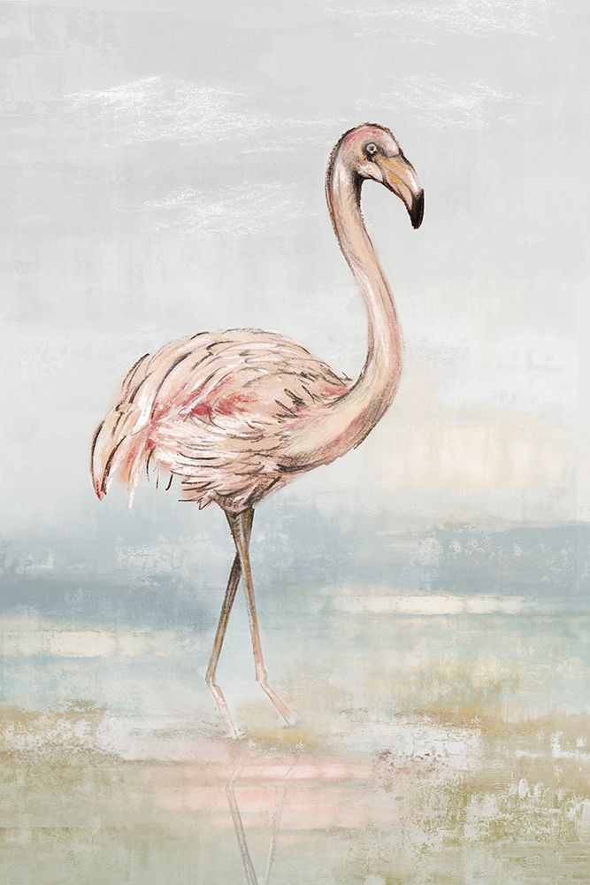 Pink Flaningo art print by Eli Jones for $57.95 CAD