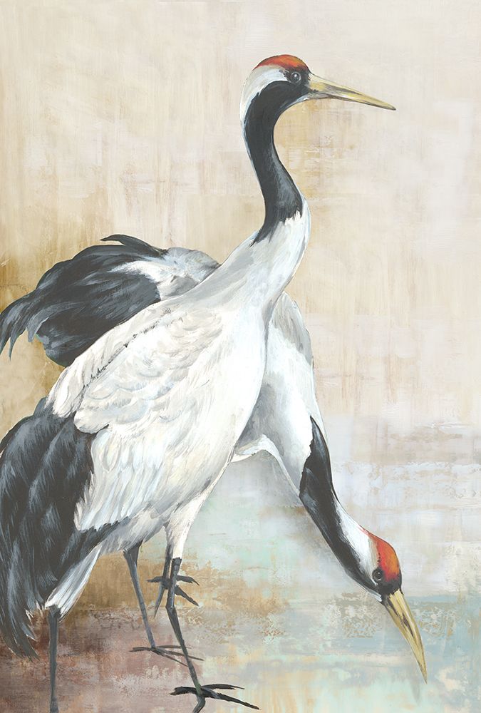 Delicate Cranes art print by Eli Jones for $57.95 CAD