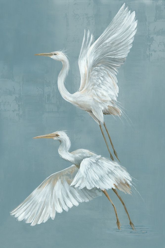 Graceful Herons I art print by Eli Jones for $57.95 CAD
