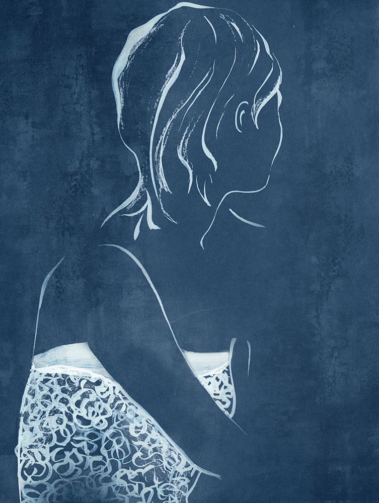 Elegance in Blue and White II art print by Eli Jones for $57.95 CAD