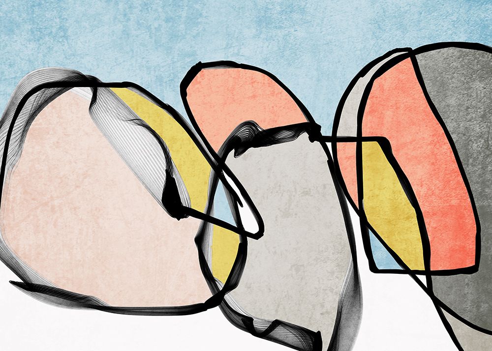 Mid-Century Modern Abstract II art print by Irena Orlov for $57.95 CAD