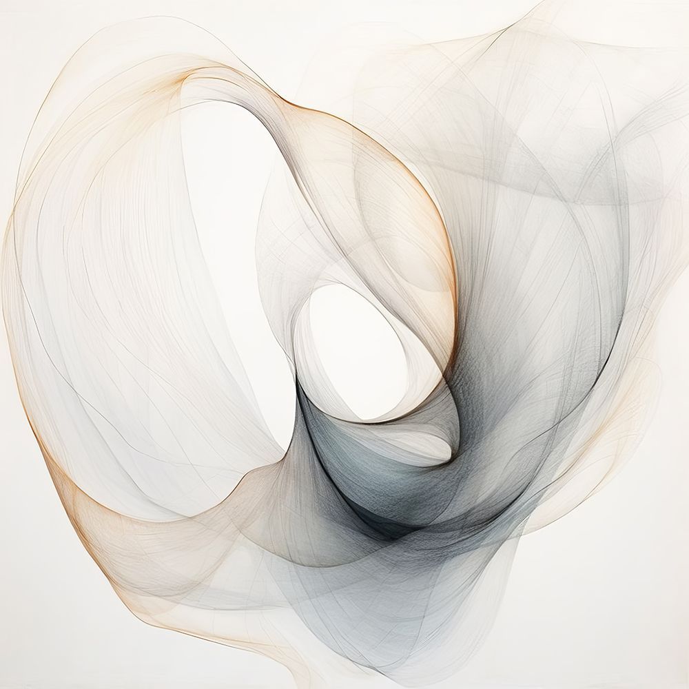 Abstract Organic Minimalist Gray I art print by Irena Orlov for $57.95 CAD