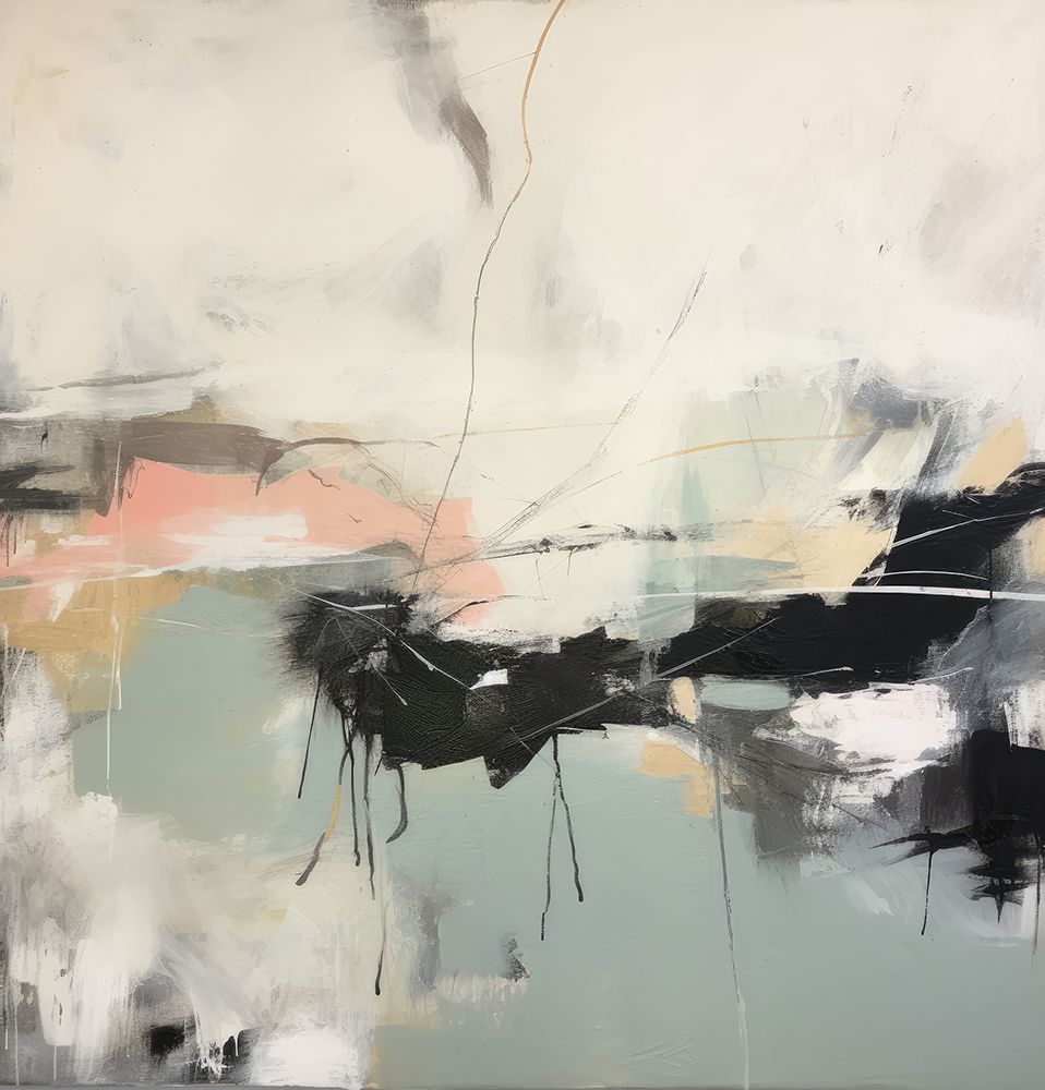 Minimalist Neutral Colors Abstraction I art print by Irena Orlov for $57.95 CAD