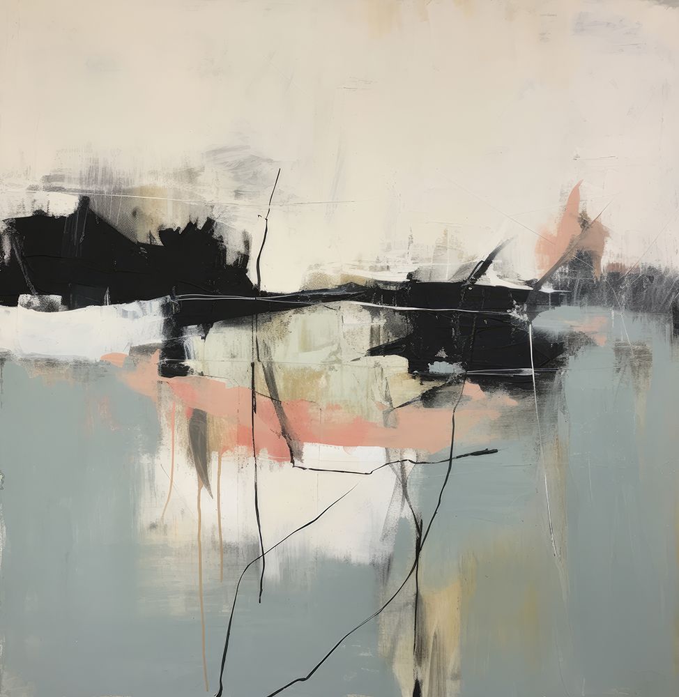 Minimalist Neutral Colors Abstraction II art print by Irena Orlov for $57.95 CAD