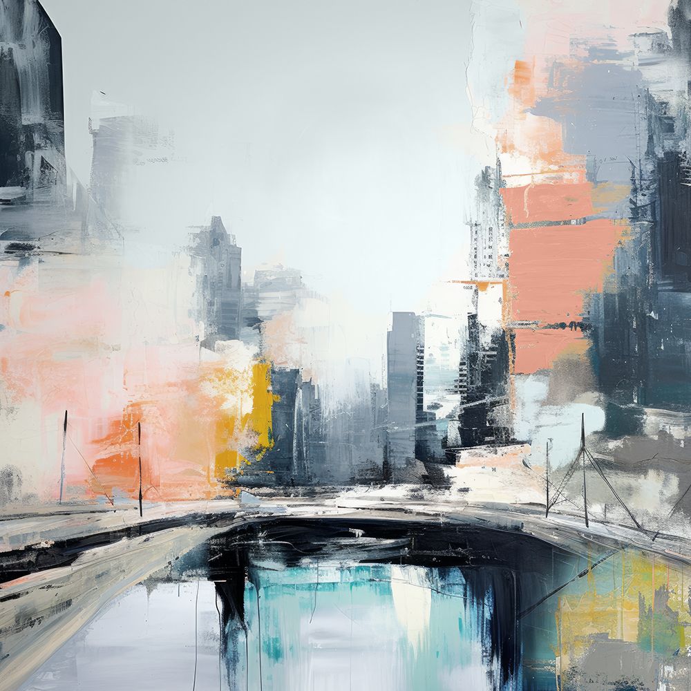 Pink New York III art print by Irena Orlov for $57.95 CAD