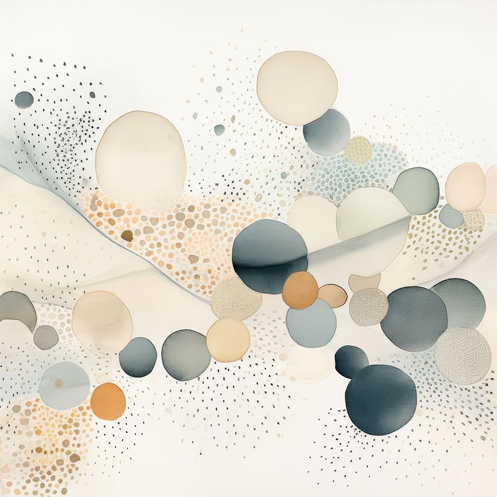 Watercolor Abstract Dots I art print by Irena Orlov for $57.95 CAD