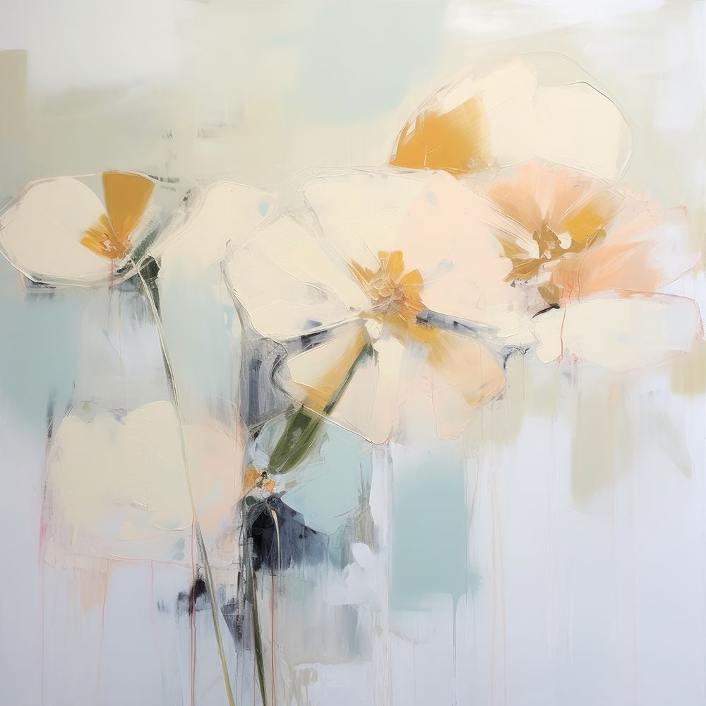 Abstract Muted Floral I art print by Irena Orlov for $57.95 CAD