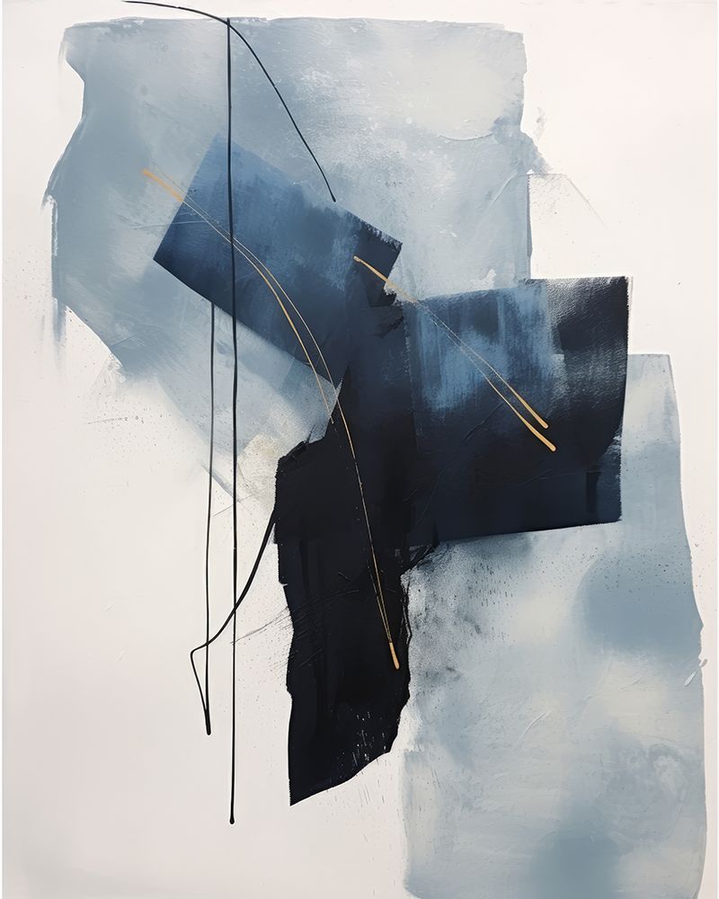 Blue Cascade II art print by Irena Orlov for $57.95 CAD